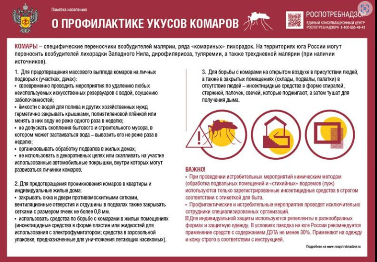 РОСПОТРЕБНАДЗОР информирует.